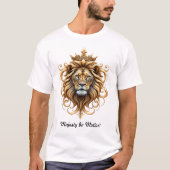 "Crowned Golden King" Tシャツ (正面)