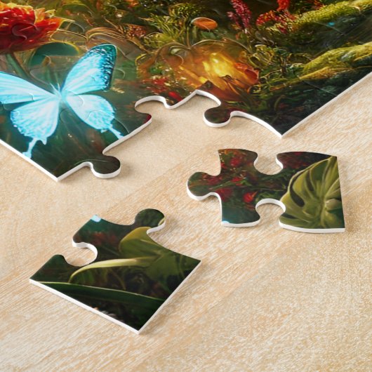 Crowned Lion of the Enchanted Forest ジグソーパズル (側面)