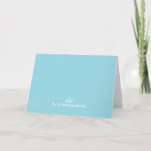 Crowned Queen Pageant Stationery Note Cards サンキューカード (裏面)
