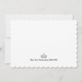 Crowned Queens Custom Pageant Thank You Card サンキューカード (裏面)