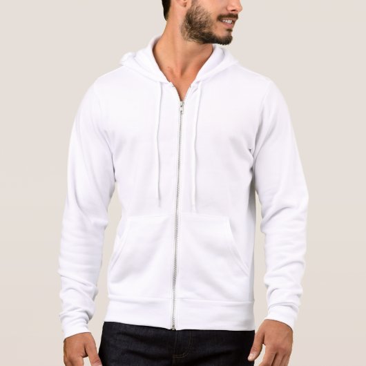 Crowned Skull & Dagger White Hoodie パーカ (正面)