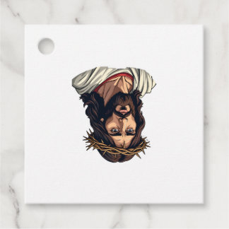 Crowned Thorns Jesus Vintage Etching Shirt フェイバータグ