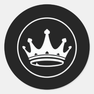 Crownsスタンプ ラウンドシール