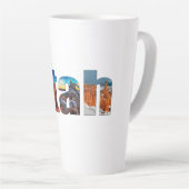 Crowns of Utah カフェラテマグ (右アングル)