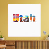 Crowns of Utah キャンバスプリント (インサイチュ (リビング))