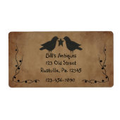 Crows製品初期のラベル ラベル (正面)