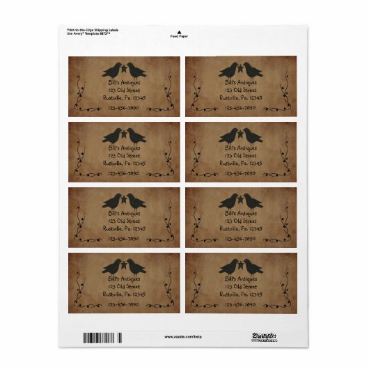 Crows製品初期のラベル ラベル (フルシート)