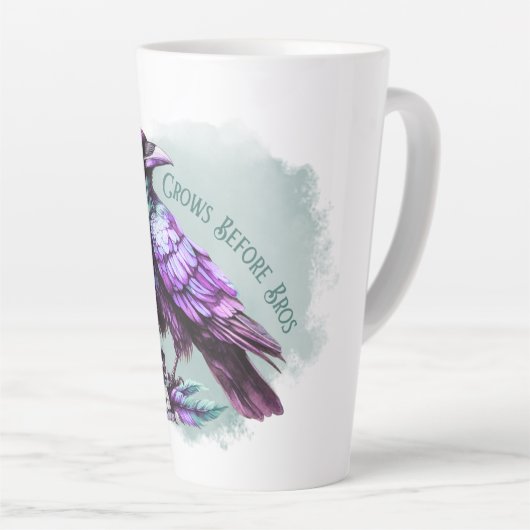 Crows Before Bros カフェラテマグ (右アングル)