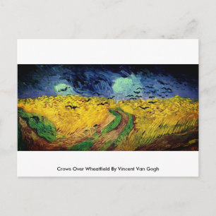 Crows Over Wheatfield By Vincent Vanゴッホポストカード ポストカード