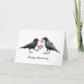 Crows Roses Anniversary Card カード (正面)