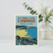 Crozon Bretagne Franceアルモリケの地域公園 ポストカード (スタンド正面)