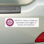 CRPDのバンパーステッカー バンパーステッカー (車上)