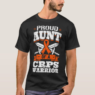 CRPSの戦士の誇りある叔母 - RSD Awareness Ribbon Tシャツ