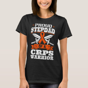 CRPSの戦士の誇りある義父 RSD Awareness リボン Tシャツ