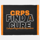 CRPSの解消/強く生きる...CRPS フリースブランケット (正面(横))