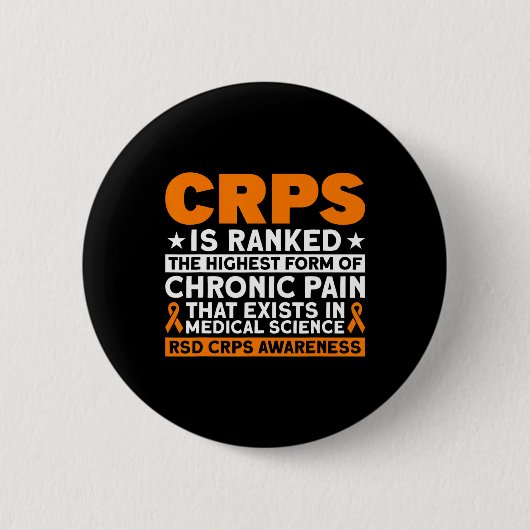 CrpsはRsd Crpsの最も高い認識度にランクされている 缶バッジ (正面)