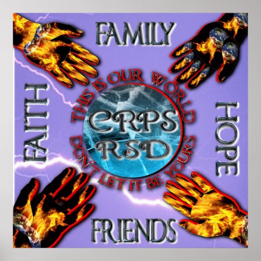 CRPS保の世界が家族を変える希望 ポスター (正面)