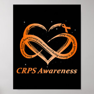 CRPS啓発 慢性疼痛 オレンジリボン RSD CRPS ポスター