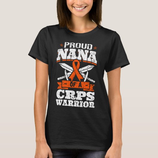 Crps誇りを持った戦士Rsdのリボンの認識度 Tシャツ (正面)