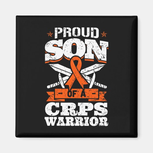 CRPS誇りを持った戦士RSDの認識度リボンの息子 マグネット (正面)