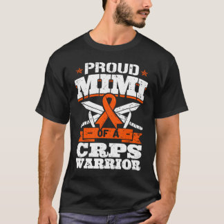 CRPS誇りを持った戦士RSD認識度リボンのMimi Tシャツ