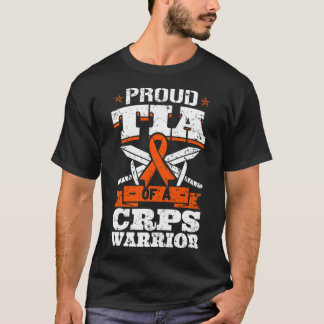 CRPS誇りを持った戦士RSD認識度リボンRのティア Tシャツ