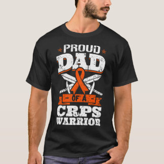 CRPS誇りを持った戦士RSD認識度リボンRのパパ Tシャツ