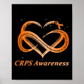 CRPS認識度慢性疼痛オレンジリボンRSD CRPS ポスター (正面)