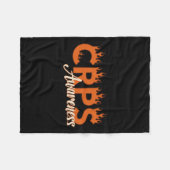 CRPS認識度炎 フリースブランケット (正面(横))