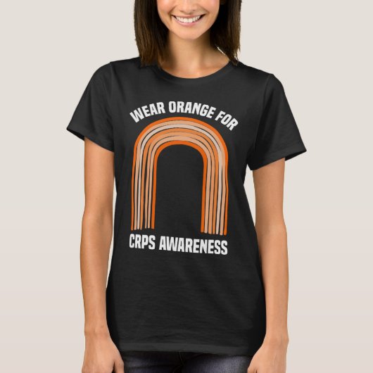 Crps認識度複合地域疼痛症候群1 Tシャツ (正面)