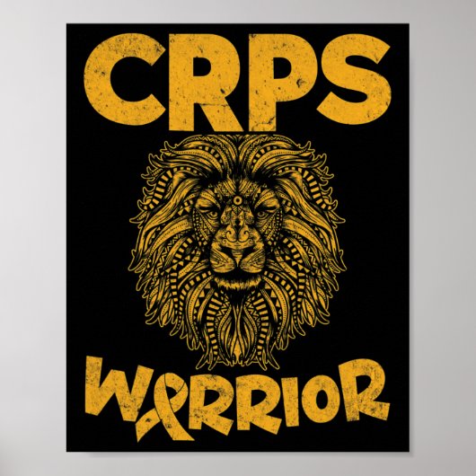 Crps認識度複合地域疼痛症候群Warr ポスター (正面)
