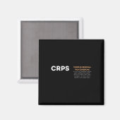 Crps認識度 – 複合地域痛み症候群 マグネット (正面/裏面)