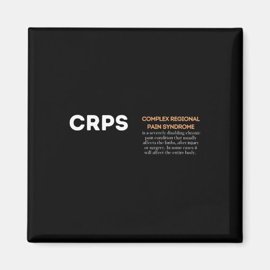 Crps認識度 – 複合地域痛み症候群 マグネット (正面)