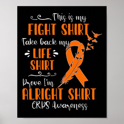 CRPS Awareness 私の闘い ポスター (正面)