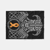 Crps Awareness Warrior - Ms Awareness Warrior  フリースブランケット (正面(横))