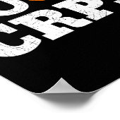 Crps Orange Ribbon Causalgia Reflex Neurovascular  ポスター (角)