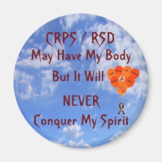 CRPS / RSDが私の体磁石を持つ マグネット (正面)