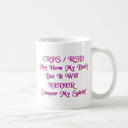 CRPS/RSDに私の体があるかもしれません コーヒーマグカップ (右)