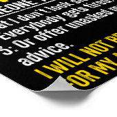 Crps Rsdの警告Crps認識度生存者Crps Warr ポスター (角)