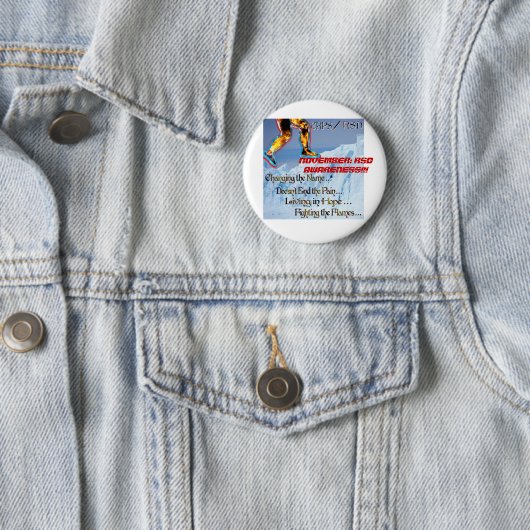 CRPS RSDの足 缶バッジ (インサイチュ)