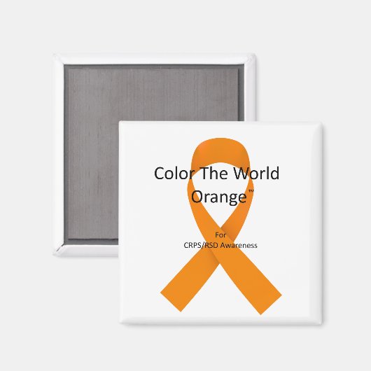 CRPS/RSDマグネット用のワールドOrange™のカラー設定 マグネット (正面/裏面)