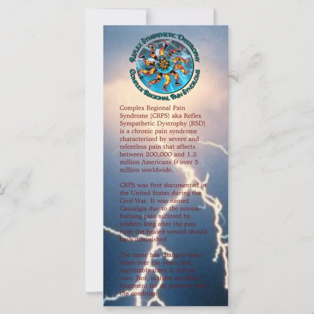 CRPS RSD認識度World of Fire & Iceラックカード (正面)