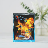 CRPS/RSD World 'a Fire AM Blanging Neeポストカード ポストカード (スタンド正面)