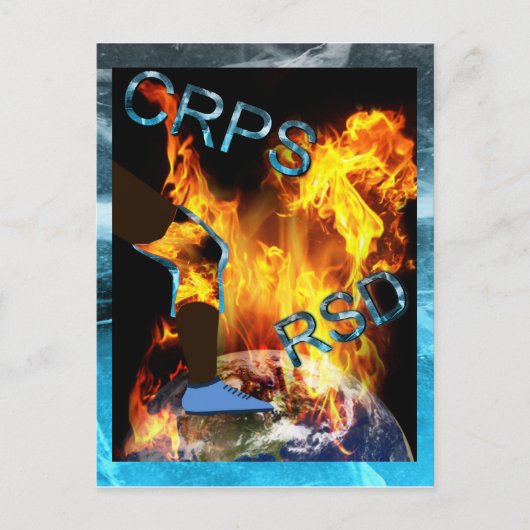 CRPS/RSD World 'a Fire AM Blanging Neeポストカード ポストカード (正面)