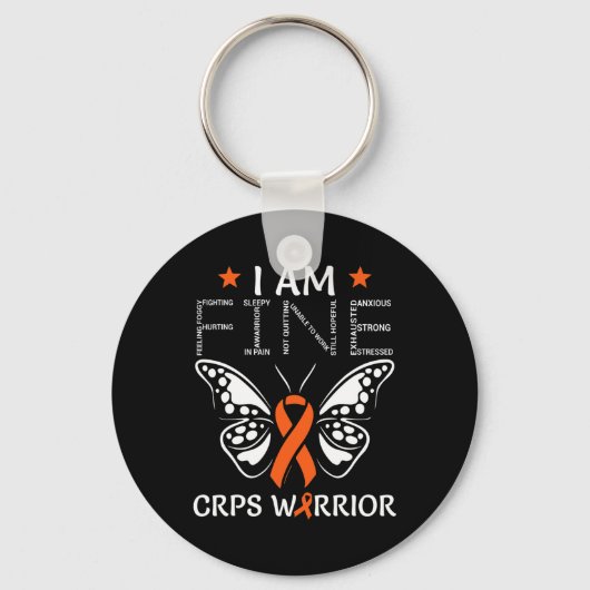 Crps Warrior I Amオレンジリ素晴らしボンバタフライRsd キーホルダー (正面)