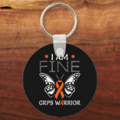 Crps Warrior I Amオレンジリ素晴らしボンバタフライRsd キーホルダー (正面)