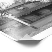 CRR of NJ Train Station, Neshanic, NJヴィンテージ フォトプリント (角)