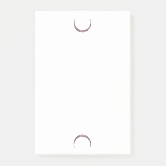 Crsecent Moon Post-Itノート ポストイット (正面)