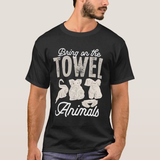 Cruのタオルの動物の引用文を探しに Tシャツ (正面)