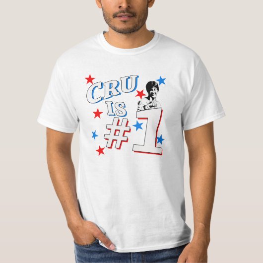 "Cru #1"価値ワイシャツです Tシャツ (正面)